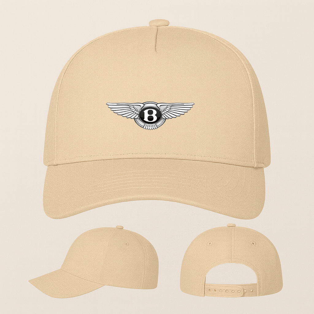 Bentley Car Five Panel Twill Snapback Cap